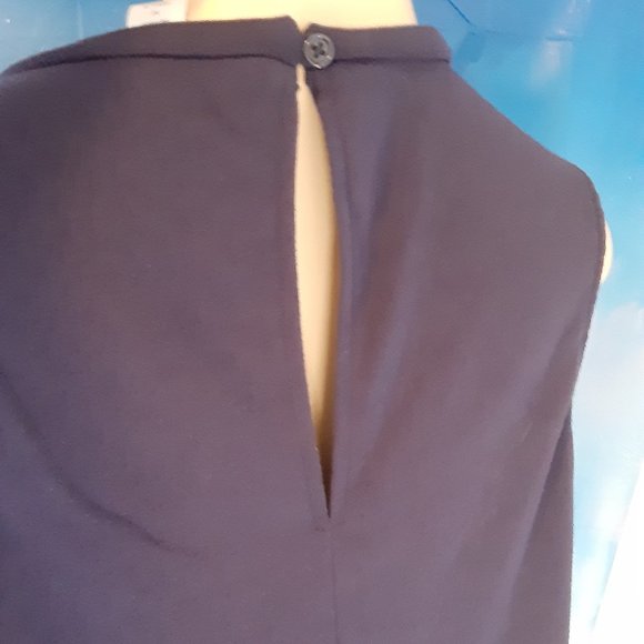 Old Navy sleeveless sweatshirt dress w cut outs blue size medium - Picture 5 of 12